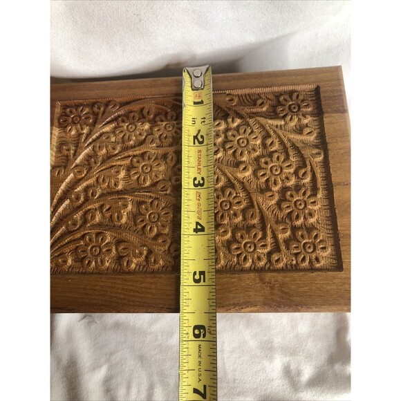 Wooden Urn Box for Ashes Cremation Box Decorative Urn Pet  8"x5.5" NEW!! - Picture 8 of 10